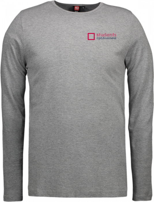 ID - Cphs Interlock T-Shirt Long-Sleeved (Men) - Grey Melange